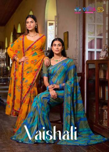VAISHALI BY VIPUL GEORGETTE SAREE WHOLESALER IN INDIA